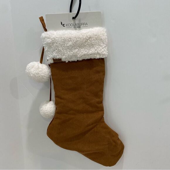 Koolaburra by UGG Koolaburra Holiday Stocking Christmas Stocking Brown & White - Picture 4 of 14